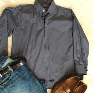 English Laundry Mens Long sleeve Dress Shirt